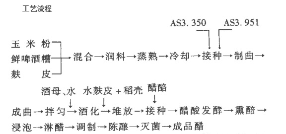 啤酒酒糟生產(chǎn)食醋流程 啤酒酒糟生產(chǎn)食醋流程
